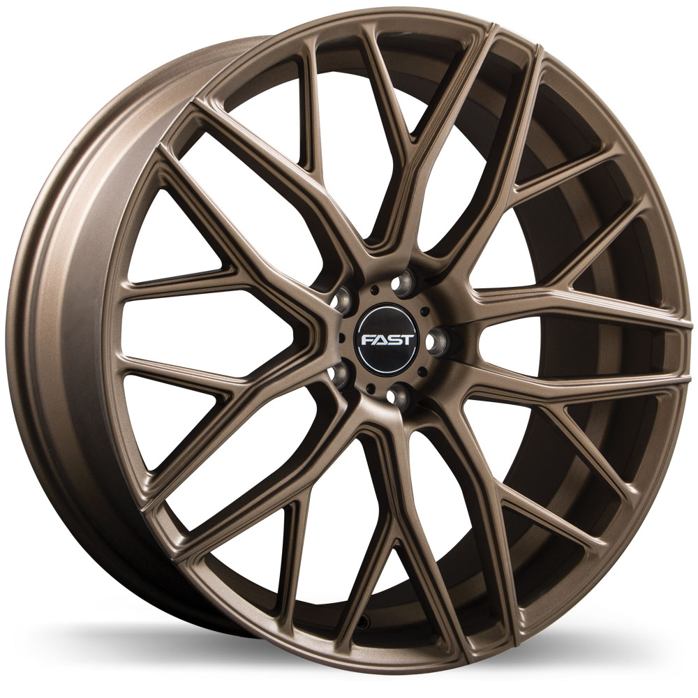 Fast Wheels Vybz 18x8.0" 5x112 Textured Bronze