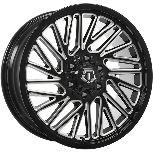 TIS Wheels 553 20x9.0 6x135/6x139.7 Noir lustré - Rebord usiné