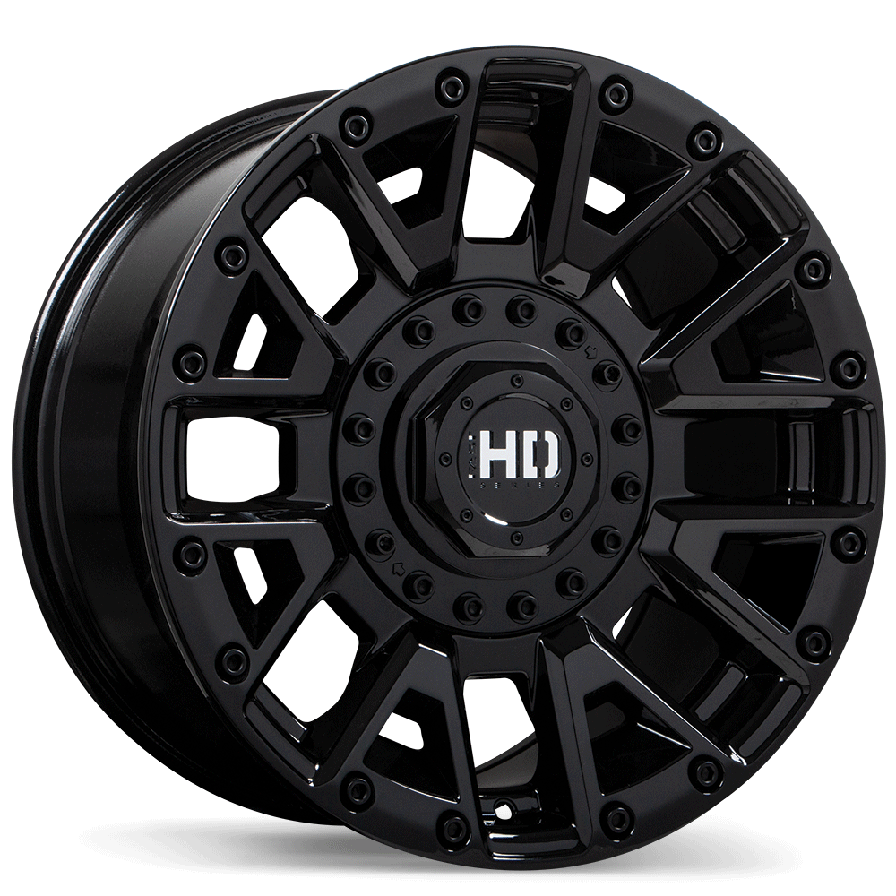 Fast HD Knuckles 18x9.0" 6x135 / 139.7 Gloss Black