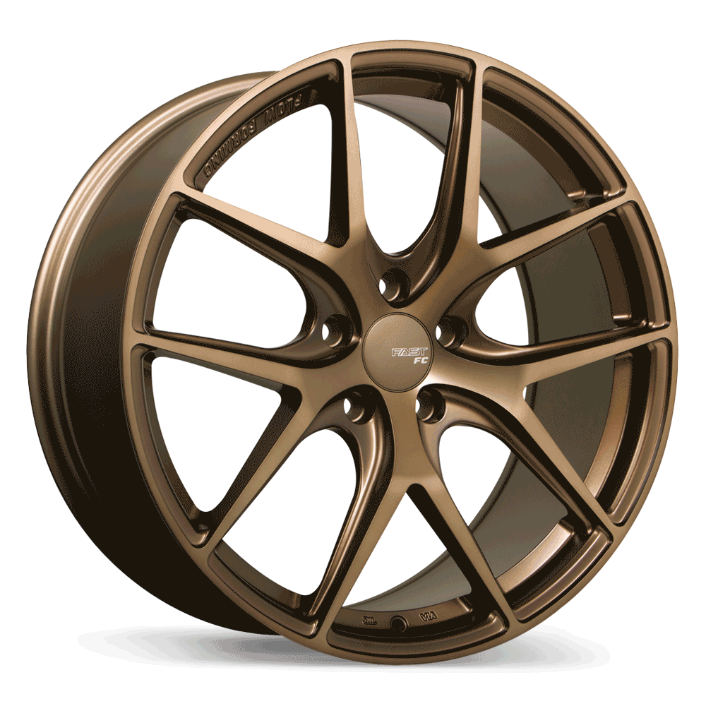 Fast Wheels FC04 19x8.5" 5x114.3 Matte Bronze