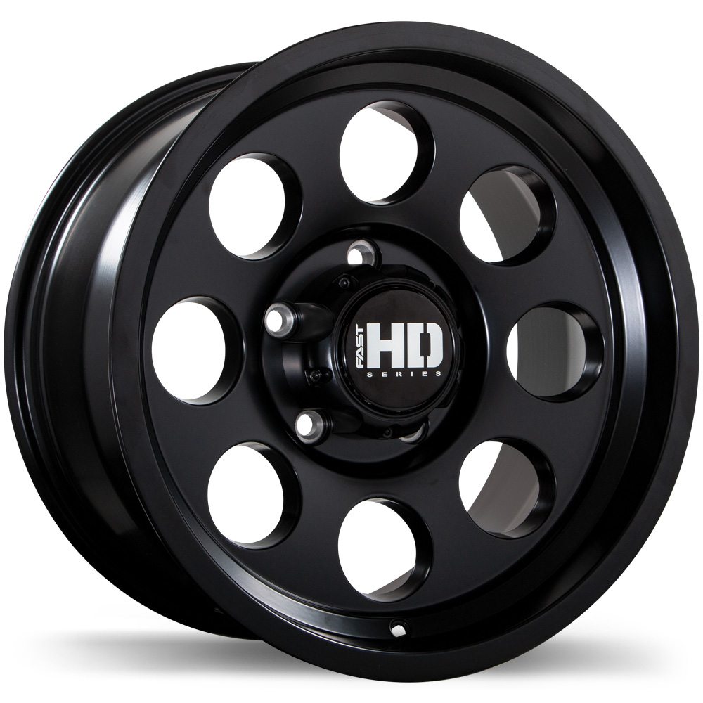 Fast HD Detour 17x9.0" 5x127 Satin Black