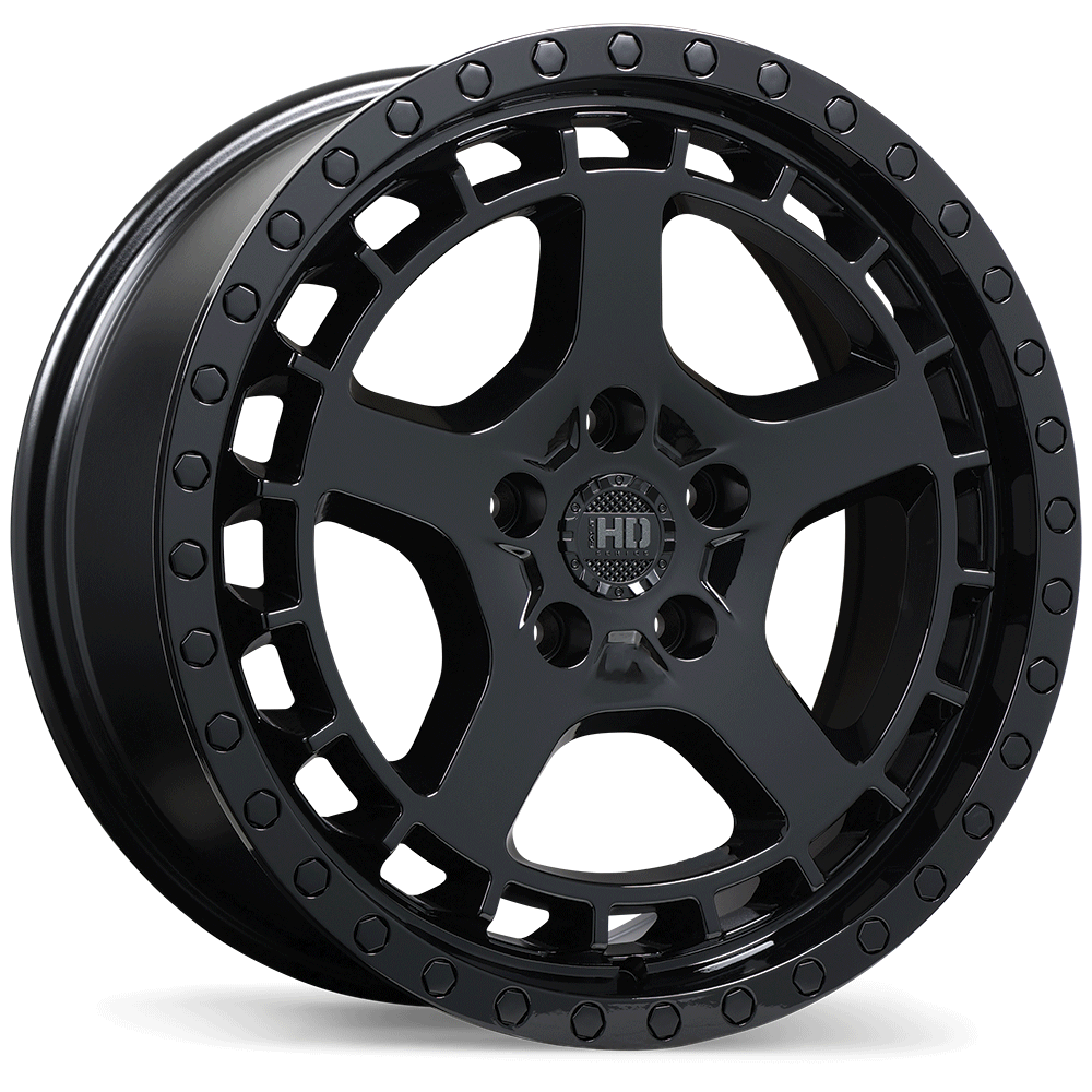 Fast HD Overland 17x7.0" 5x114.3 Gloss Black