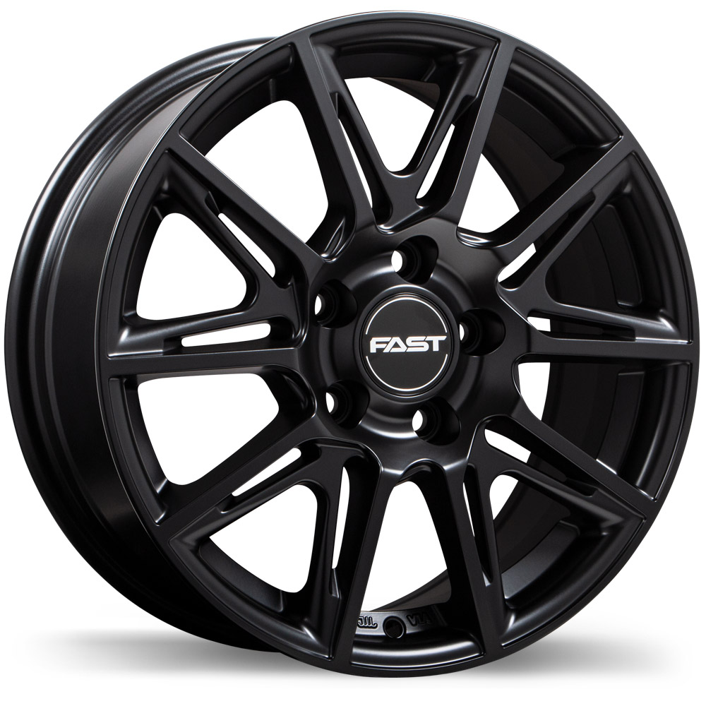Fast Wheels Switch 16x6.5" 5x114.3 Satin Black