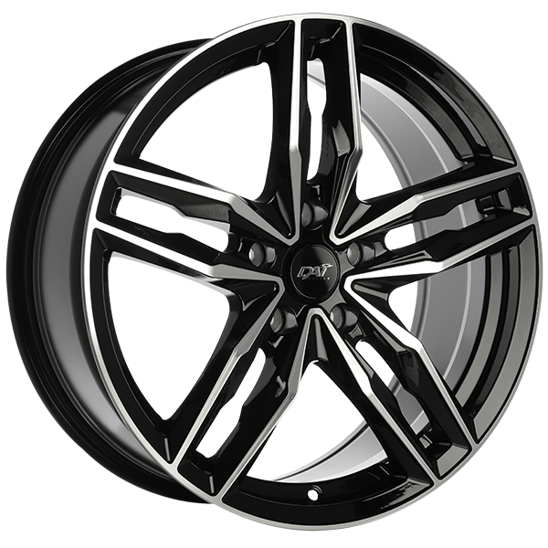 Wheels MODA 17x7.5 5x114.3 Noir lustré - Façade machinée