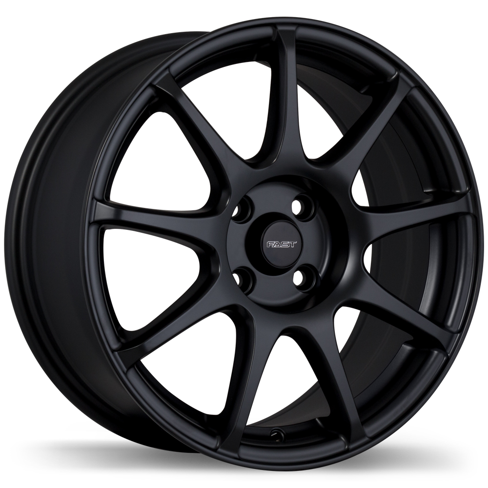 Fast Wheels Orbit 15x6.5" 4x100 Matte Black