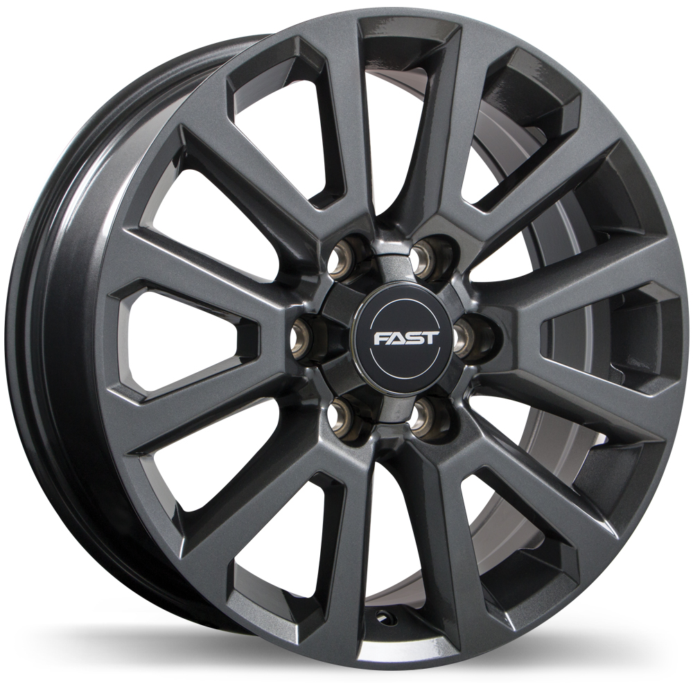 Fast Wheels Storm II 20x8.5" 6x139.7 Gloss Gunmetal