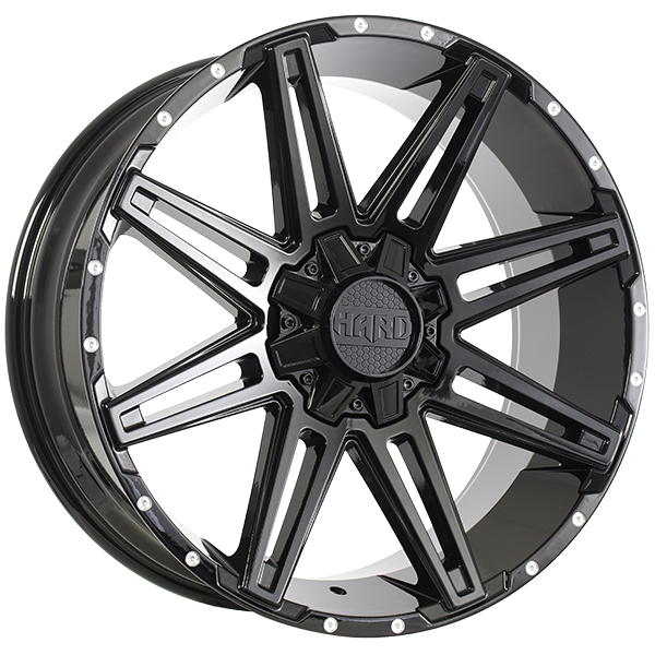 Hard PHANTOM 20x9.0 5x127/5x139.7 Noir lustré