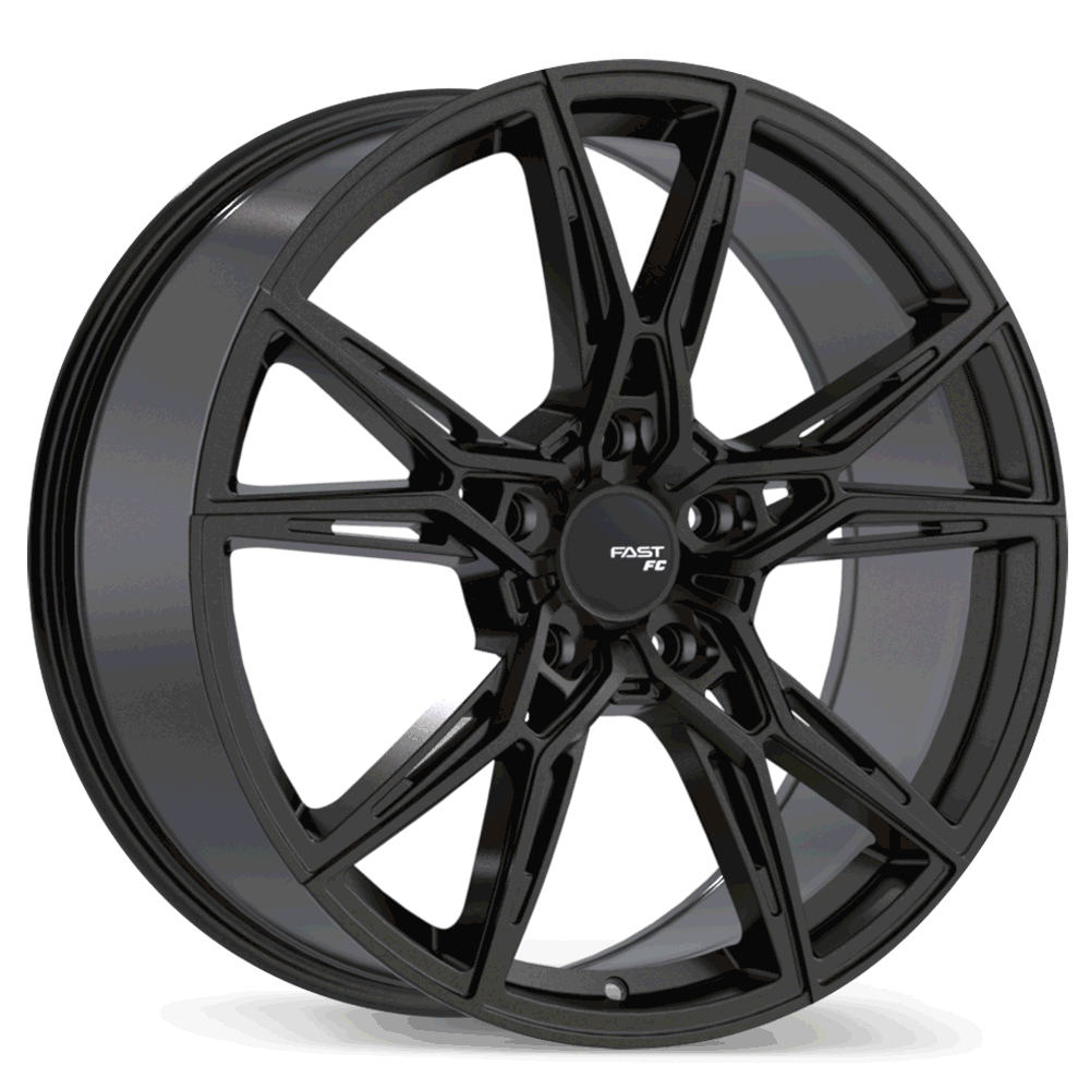 Fast Wheels FC10 20x8.5" 5x114.3 Gloss Black Anthracite