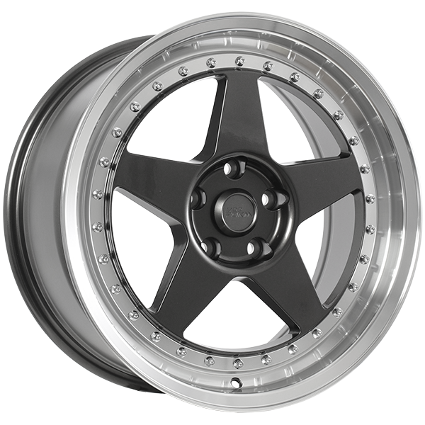 720 Form FF15 18x8.5 5x114.3 Métal fusillé - Contour machiné