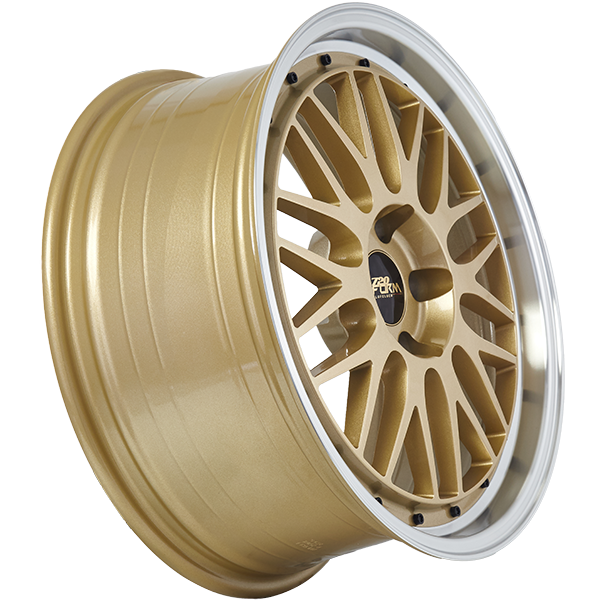 720 Form FF14 18x8.0 5x114.3 Or - Contour machiné — 2