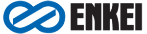 Logo Enkei, marque de jantes automobiles